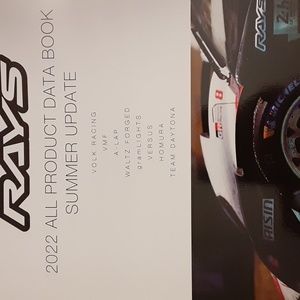 Rays Volk Racing Catalog Book Honda JDM Nissan Toyota Wheels Racing BMW Subaru